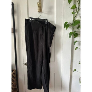 Larry Levine Woman stretch 18W black pants